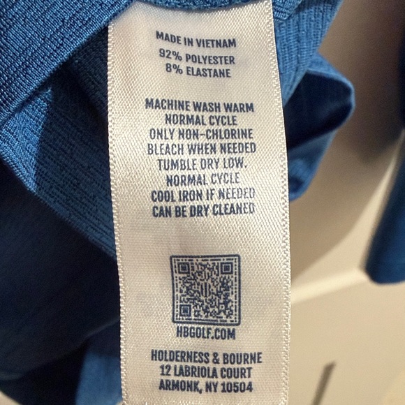 Holderness & Borne Blue Windbreaker Jacket - Picture 3 of 4